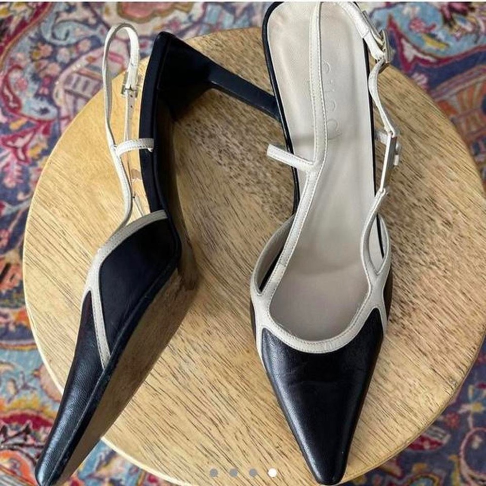 Gucci Leather Kitten Heels